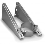 Кронштейн-хомут L500 TMF ф115, с регулировкой